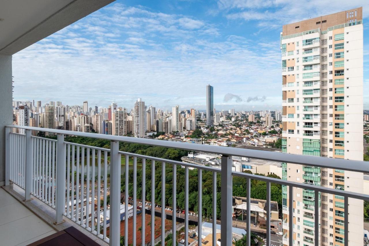 Flat No Ed Walk Bueno - Setor Bueno - Ao Lado Do Goiania Shopping - Wb2405- Andar Alto Apartment Exterior photo
